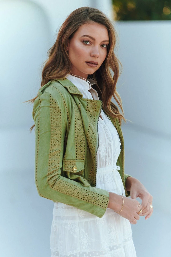 Jaase Jodi Jacket - Pistachio 3 Jaase Jodi Jacket - Pistachio