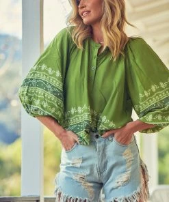 Jaase Julianna Top - Eshana Olive 17 Jaase Julianna Top - Eshana Olive