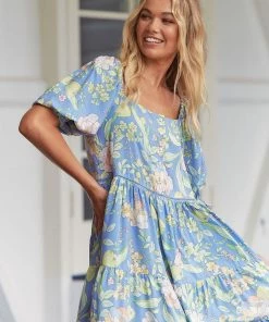 Jaase Dresses Rosella Dress - Blue Dusk