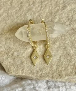 Wild Cactus Co Diamond Star Ear Hoops