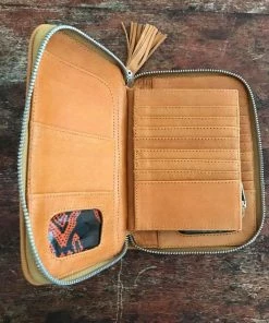 MAHIYA Angel Wings Wallet - Tan Black Dresses