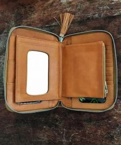 MAHIYA Angel Wings Wallet - Tan Black Dresses