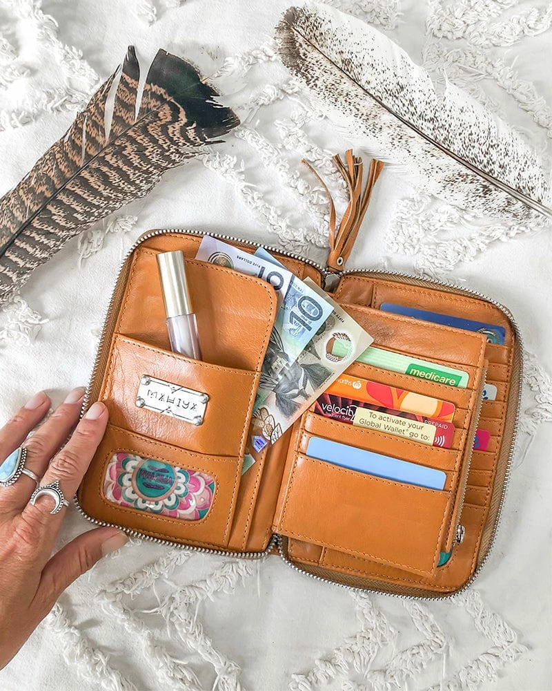 MAHIYA Rocco Wallet - Tan 2 MAHIYA Rocco Wallet - Tan
