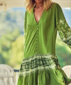 Jaase Payson Dress - Eshana Olive