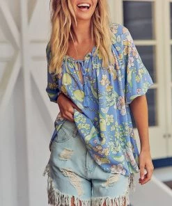 Jaase Sebastian Blouse - Blue Dusk