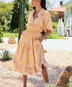 Jaase Dresses Jasmine Midi Dress - Elodie 16 Jaase Dresses Jasmine Midi Dress - Elodie