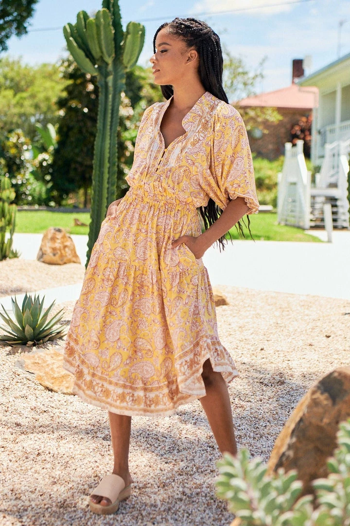 Jaase Dresses Jasmine Midi Dress - Elodie 7 Jaase Dresses Jasmine Midi Dress - Elodie