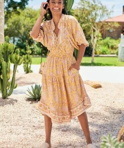 Jaase Dresses Jasmine Midi Dress - Elodie