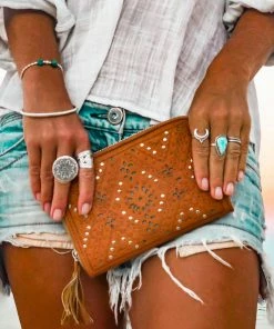 MAHIYA Rocco Wallet - Tan