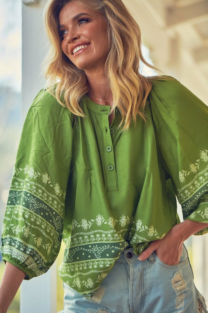 Jaase Julianna Top - Eshana Olive 11 Jaase Julianna Top - Eshana Olive